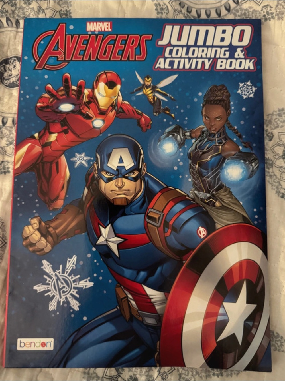 Marvel Avengers Jumbo Coloring & Activity Book - Blue, Red